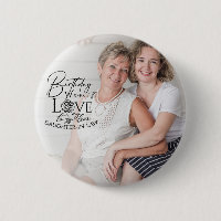 Minimal Calligraphy Photo Birthday Daughter-in-law