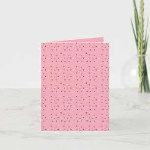 Minimal Cat Faces Pattern on Pink – Cute Pastel Invitation