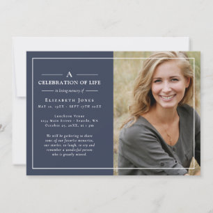 Minimal Celebration of Life Memorial