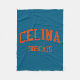 Minimal Celina High School Hs Tx Fleece Blanket