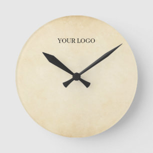 Minimal Charm Design Aesthetic Decorative Round Clock