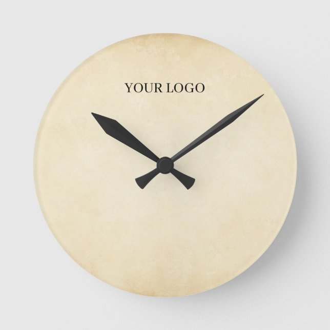 Minimal Charm Design | Aesthetic Decorative Round Clock (Front)