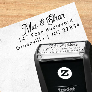 Minimal Chic Self-Inking Return Address Stamp