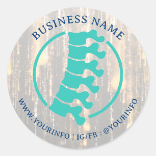 Minimal Chiropractor Thank You Sticker