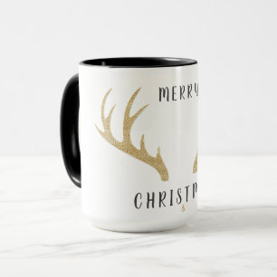 Minimal Christmas Line Art Tree KaliraArts Mug