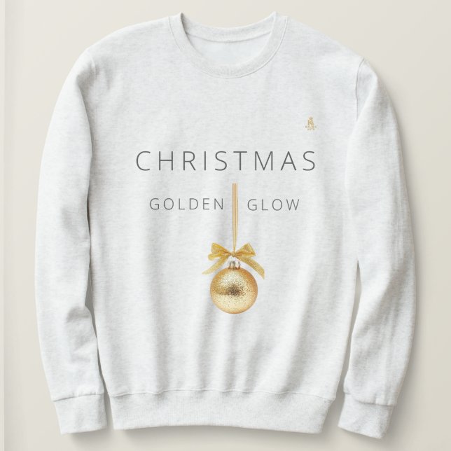 Minimal Christmas Line Art Tree | KaliraArts Sweatshirt (Design Front)