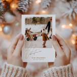 Minimal Christmas Modern Family Photo Holiday Card<br><div class="desc">Minimal Christmas Modern Family Photo Holiday Card</div>