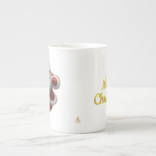 Minimal Christmas Mug Line Art Tree KaliraArts