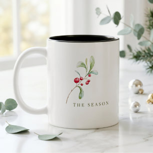 Minimal Christmas Mug Modern Holiday Gift