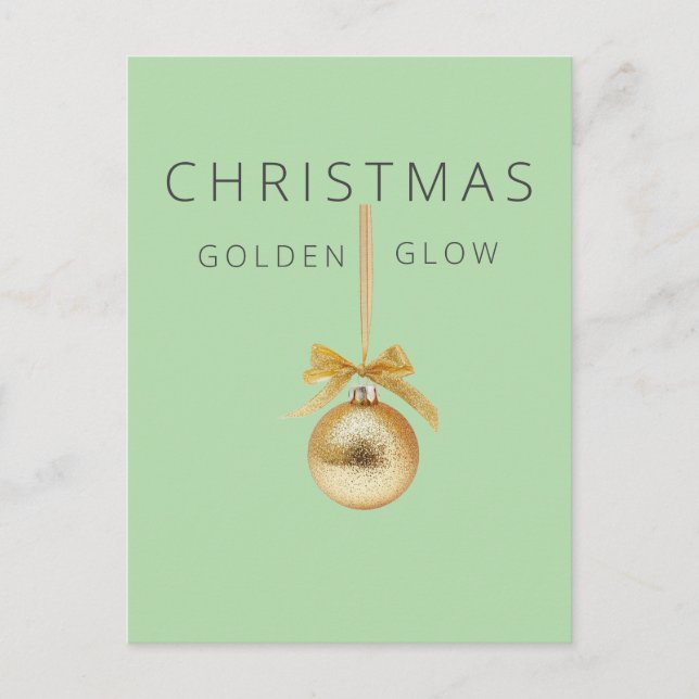 Minimal Christmas Postcard | Line Art Tree | Kalir (Front)