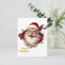 Minimal Christmas Postcard | Line Art Tree | Kalir