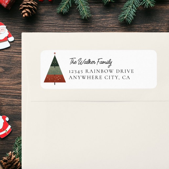 Minimal, Christmas, Tree (Minimal, Christmas, Tree Label)