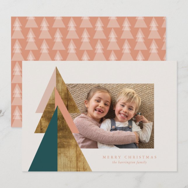 Minimal Christmas Tree Card (Front/Back)