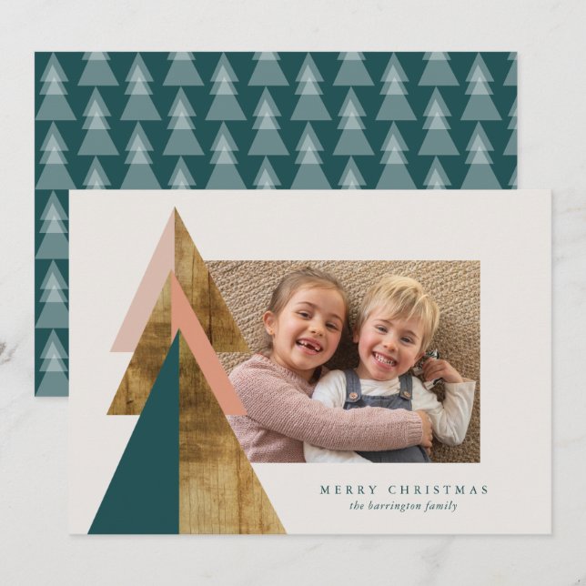 Minimal Christmas Tree Card (Front/Back)