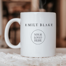 Minimal Classic Business  Mug With Logo