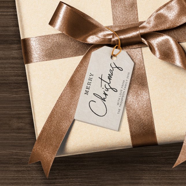 Minimal Classic Christmas Holiday  Gift Tags (Creator Uploaded)