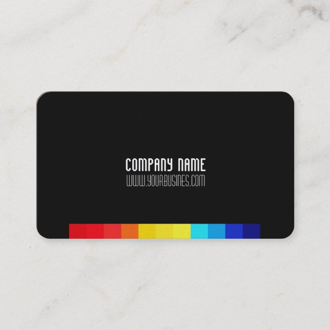 Minimal Classic Cube Business Card (Front)