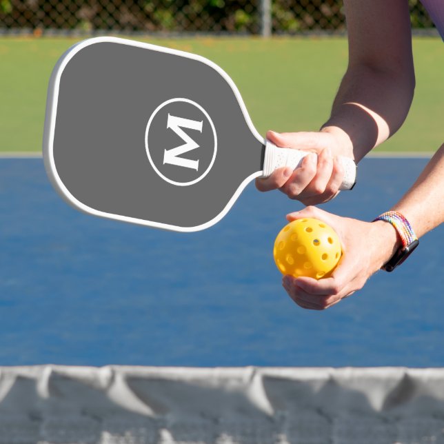 Minimal Classic Monogram Pickleball Paddle (Insitu)