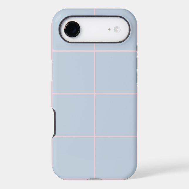 Minimal Color Grid Check Pattern (Back)