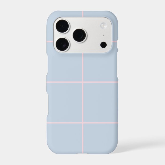 Minimal Color Grid Check Pattern (Back)