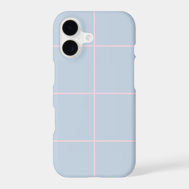 Minimal Color Grid Check Pattern (Back)