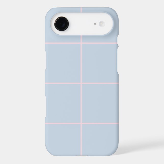 Minimal Color Grid Check Pattern (Back)