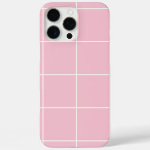 Minimal Color Grid Check Pattern iPhone 16 Pro Max Case