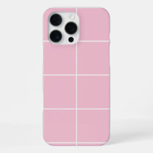 Minimal Color Grid Check Pattern iPhone 16 Pro Max Case