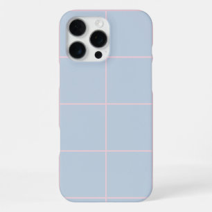 Minimal Color Grid Check Pattern iPhone 16 Pro Max Case