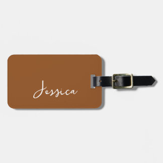 Minimal Colour Luggage Tag
