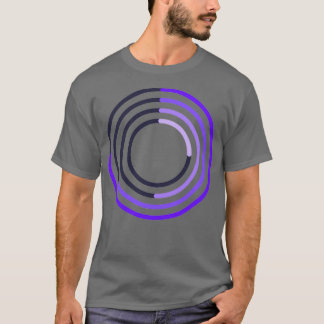 Minimal Colourful Stacked Pie Chart T-Shirt