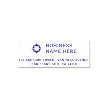 Minimal Company Logo Name Return Address Elegant
