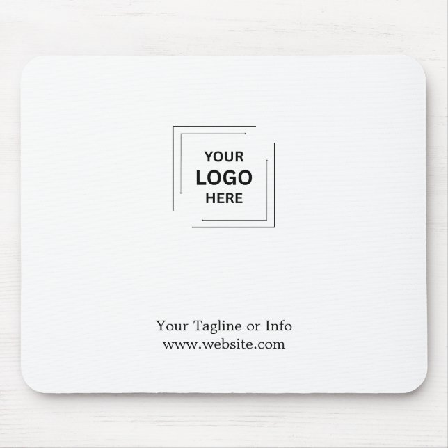 Minimal Corporate Business Logo Mouse Pad Design (Front)