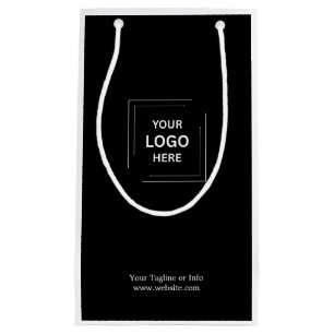 Minimal Corporate Small Gift Bag Business Logo 
