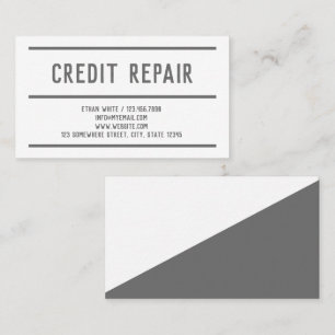 Minimal Credit Repair Business Card