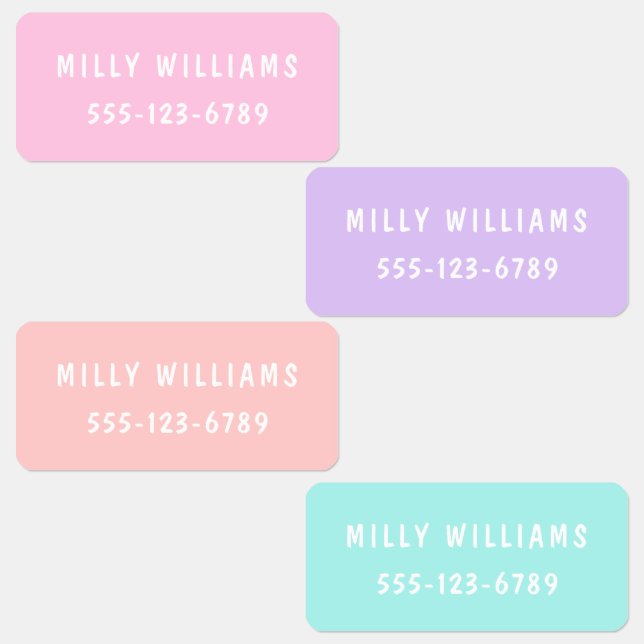 Minimal Custom Modern Personalised Name Clothing (Group)