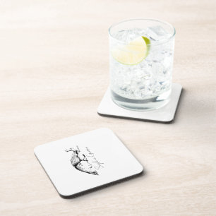 Minimal Custom Name Coaster Hard Plastic