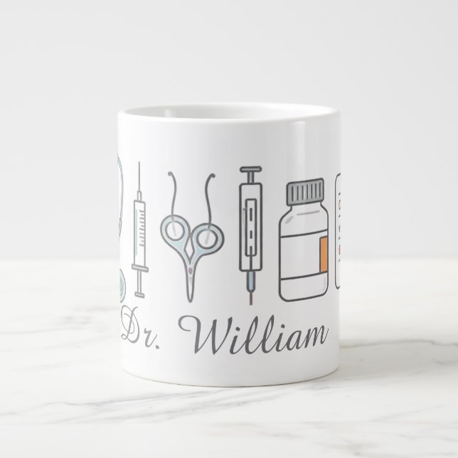Minimal Custom Name Mug | Elegant Script Style (Front)