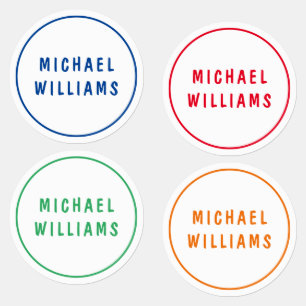 Minimal Custom Personalised Boy Name Iron On