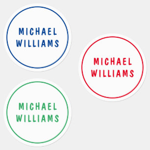 Minimal Custom Personalised Boy Name Set