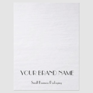 Minimal Custom  tissue paper for Small Business