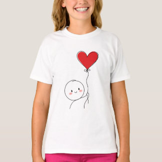 Minimal Cute Love Doodle T-Shirt