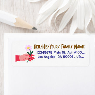 Minimal Daisy Thank You