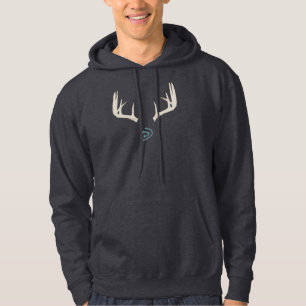  Minimal Deer Antlers Hoodie T-Shirt