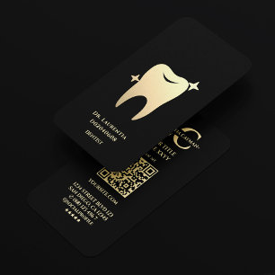 Minimal Dentist Orthodontist Dental Aesthetic Business Card