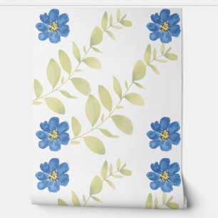 Minimal Design Floral Wallpaper