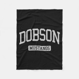 Minimal Dobson High School Hs Mesa Fleece Blanket