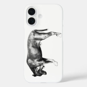 Minimal Drama – Open-Jaw Silhouette iPhone 16 Case