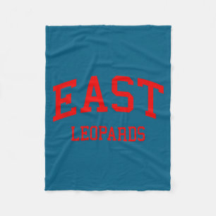 Minimal East High School Hs Salt Fleece Blanket