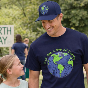 Minimal Eco For the Love of Earth Day Gift T-Shirt